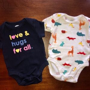 Baby Girl Onesies, Set of 2